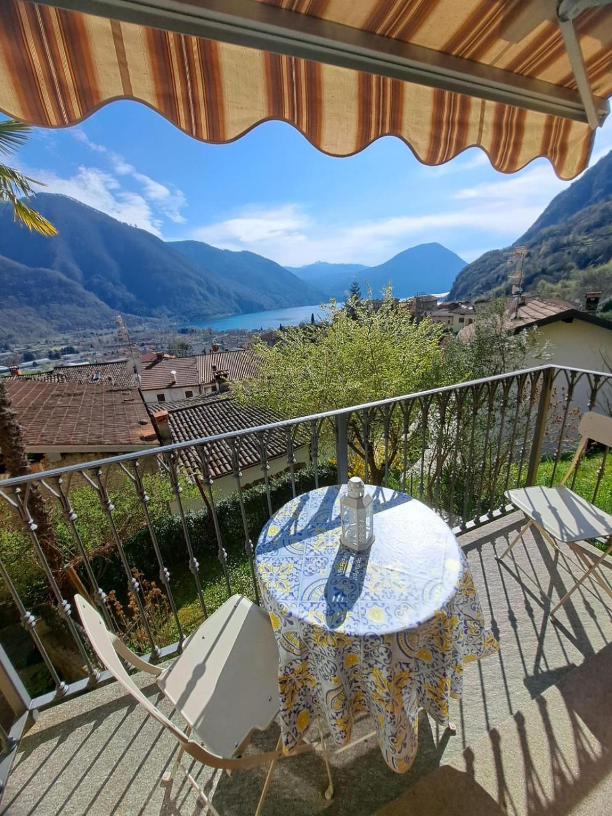 Casa Vista Lago E Giardino Porlezza Exterior foto